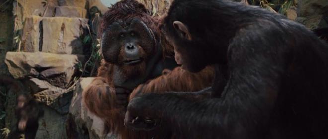 Maurice and Caesar in Rise of the Planet of the Apes