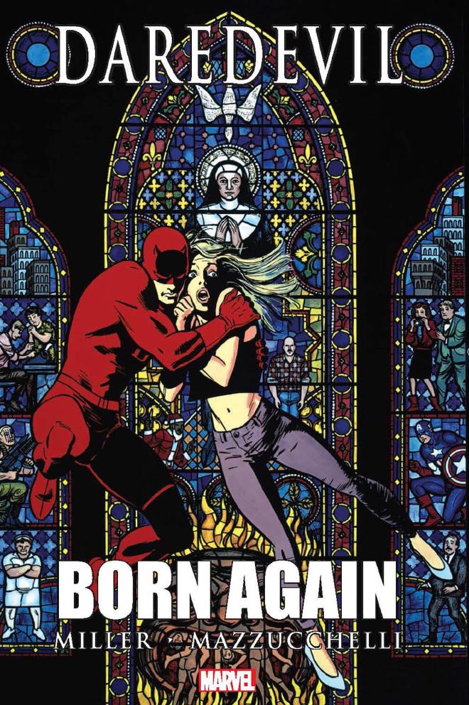 Cover of Daredevil: Born Again by Frank Miller and David Mazzucchelli
