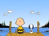 CHARLIE: "Some day, we will all die, Snoopy." SNOOPY: "True, but on all the other days, we will not." 