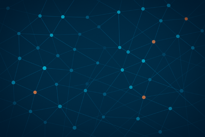 Network topology illustration for Prisoner's Dilemma simulation