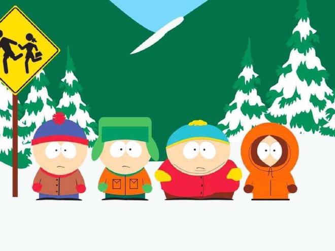 Stan, Kyle, Cartman, and Kenny